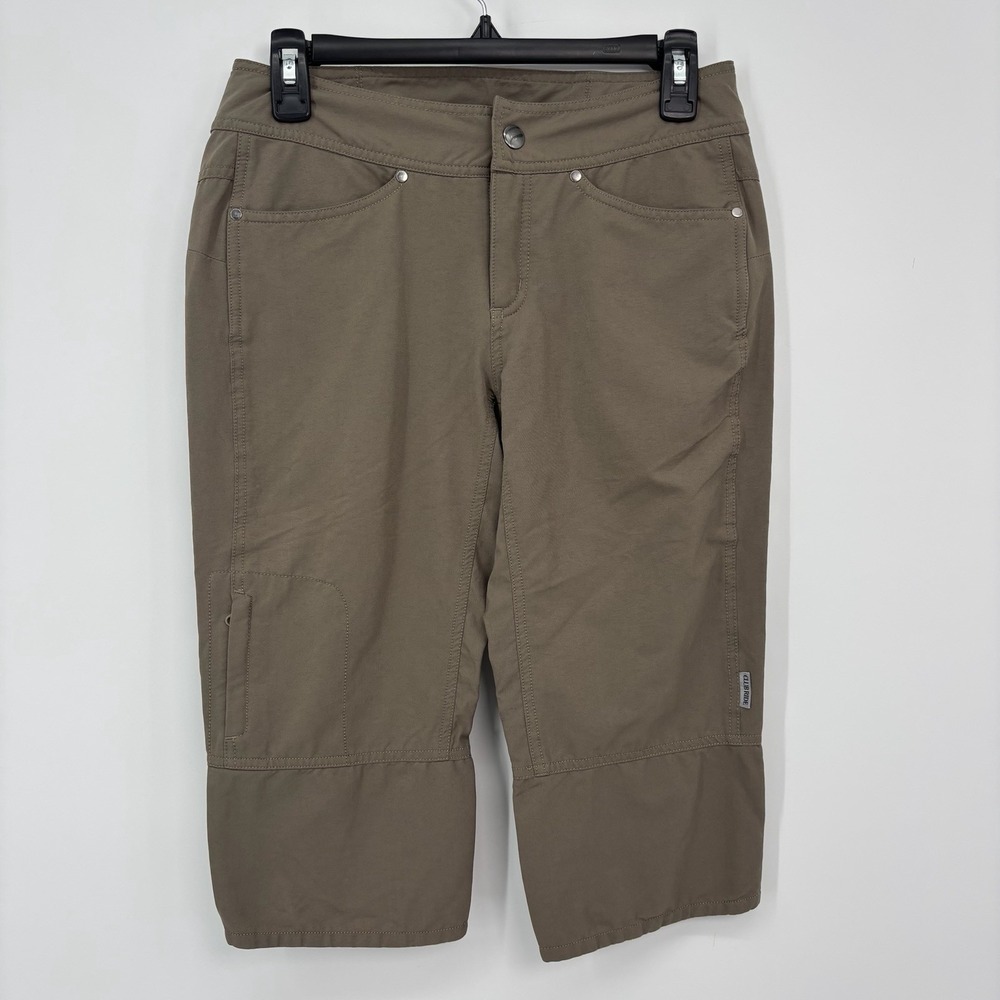 Club Ride Women's Joanie Cycling Shorts Brown Small Capri MTB Trail Biking